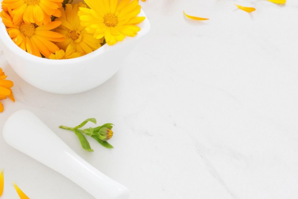preparar infusión calendula